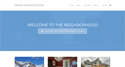 Desktop Screenshot of krusekonstruction.com